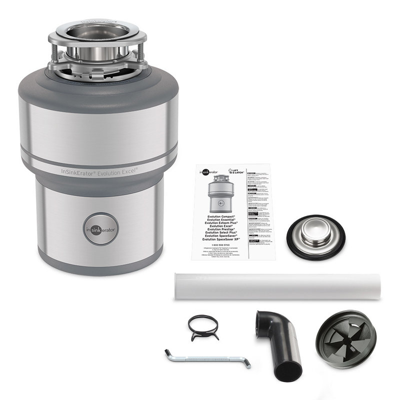 InSinkErator Evolution 1 HP Continuous Garbage Disposal &amp; Reviews | Wayfair